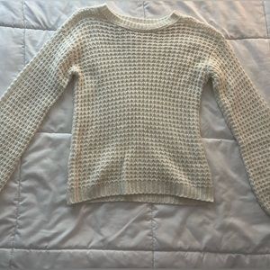 | Forever 21 | Open knit crewneck sweater | US girls size 11/12 |